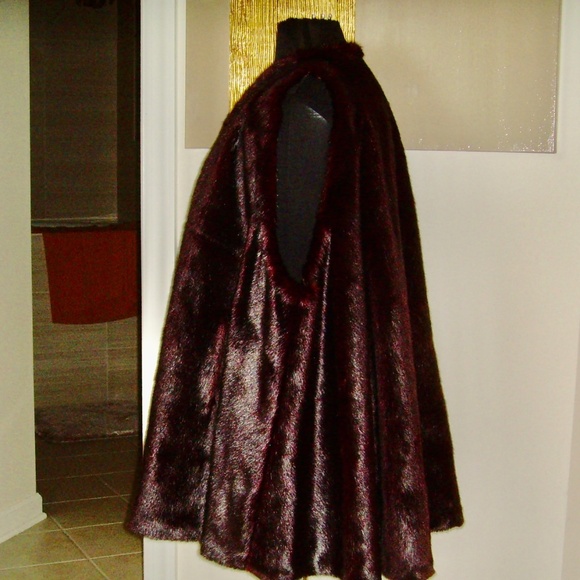 Faux Fur Mink Swing Coat/Vest - Picture 14 of 16